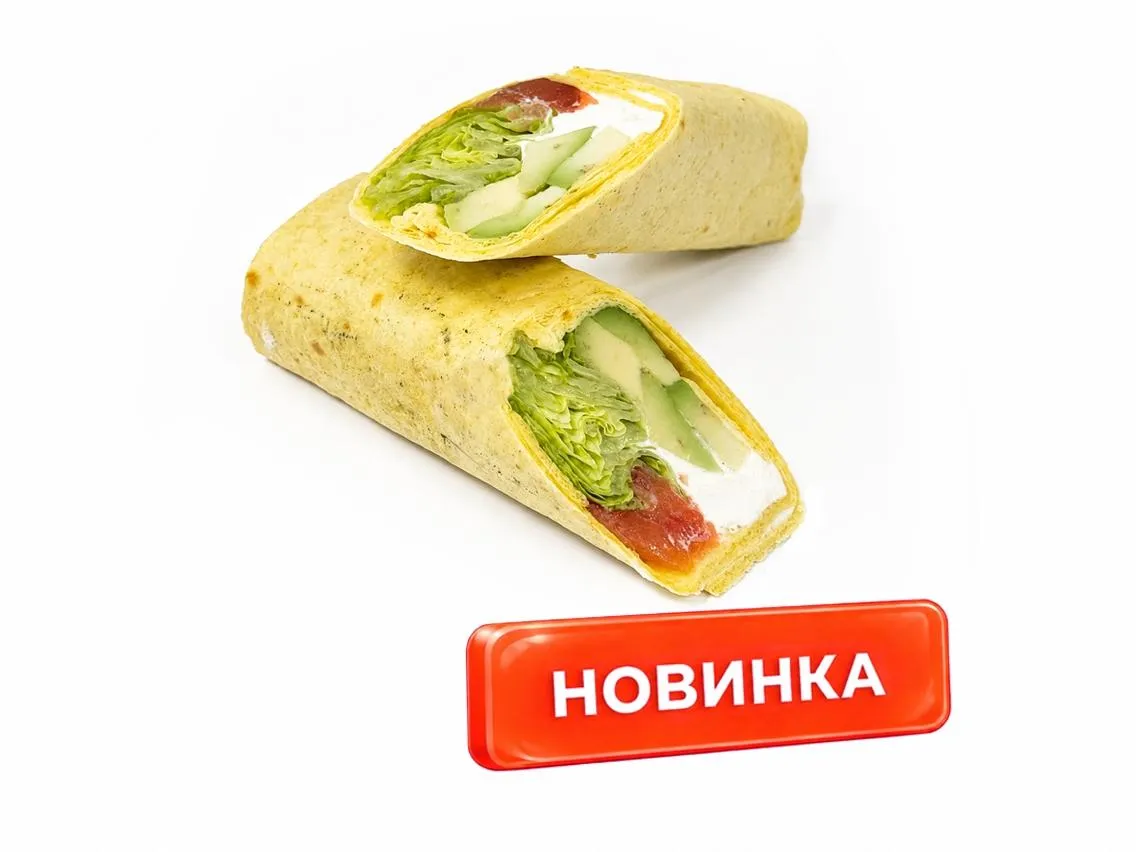 Ролстер с лососем