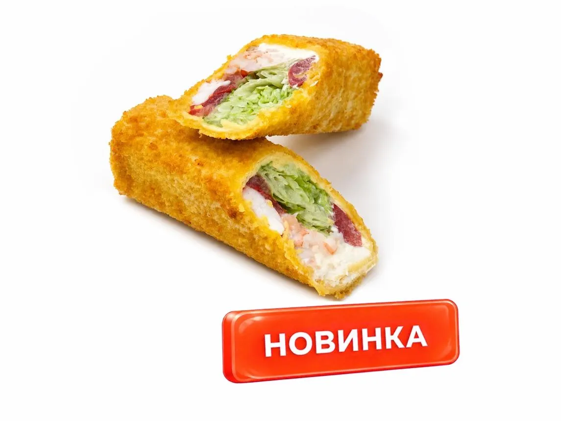 Ролстер в кляре с креветкой